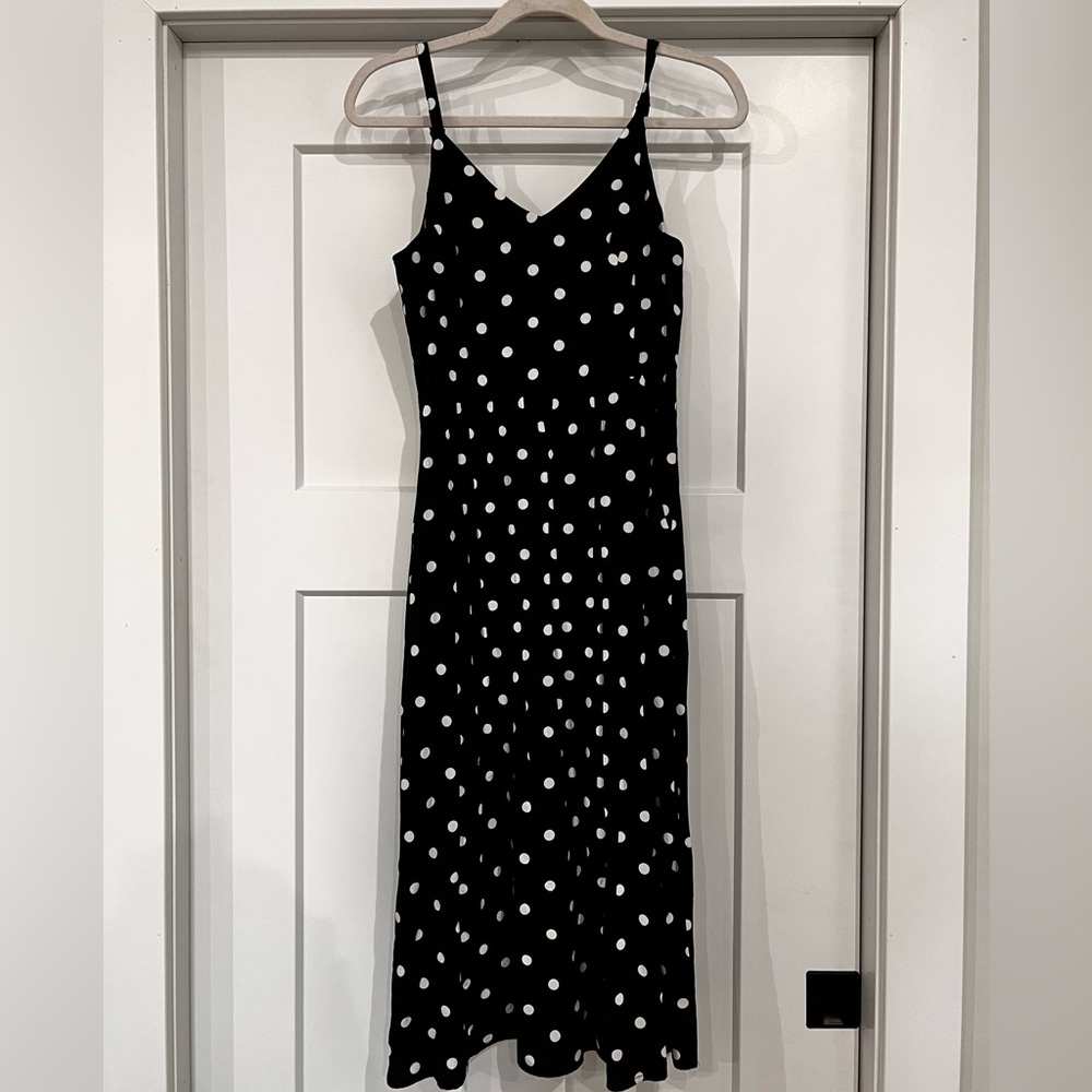NWT old navy polka dot midi dress